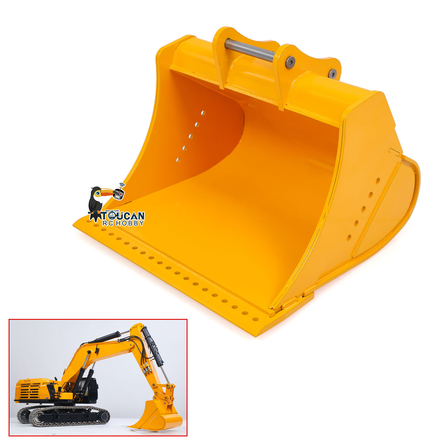 Rc Hobby Grade Excavator - Godet de nivellement métallique, pièce RC