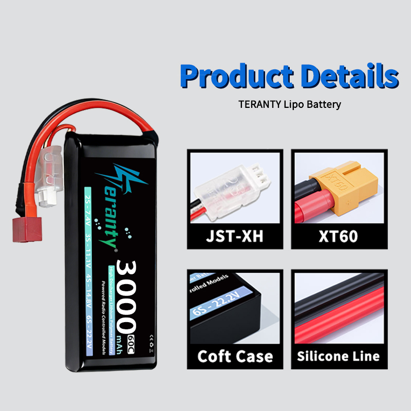 Batterie Lipo TERANTY 2S 3000m - Rc Hobby Trucks avis et prix