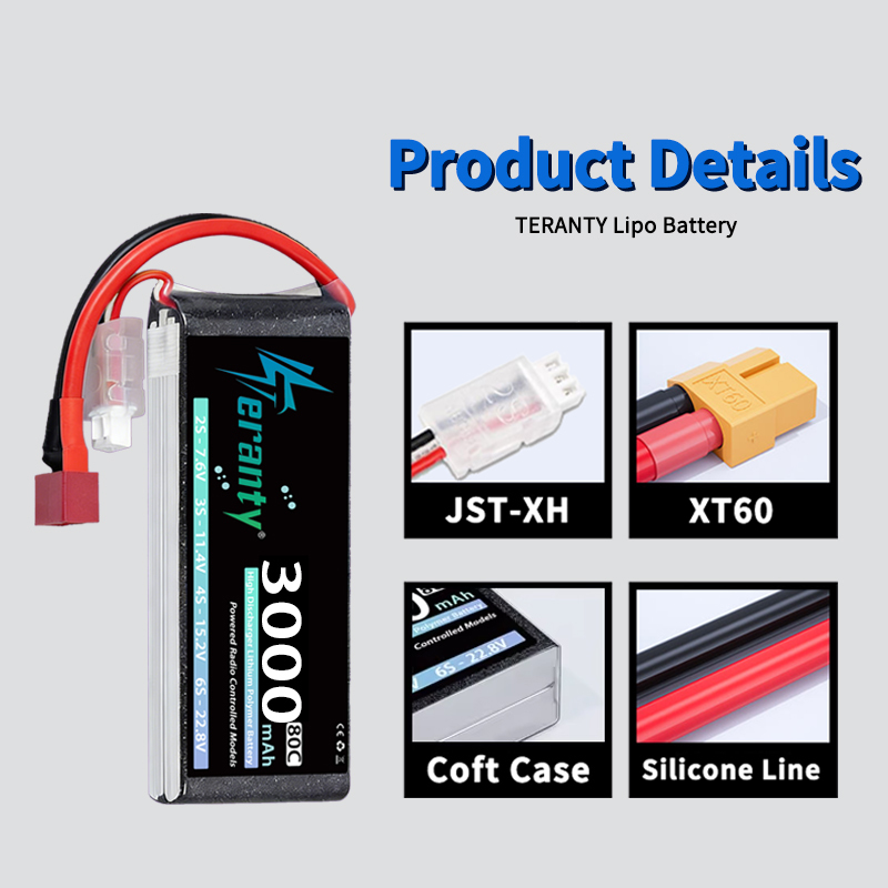 Batterie Lipo TERANTY 2S 3000m - Rc Hobby Trucks avis et prix