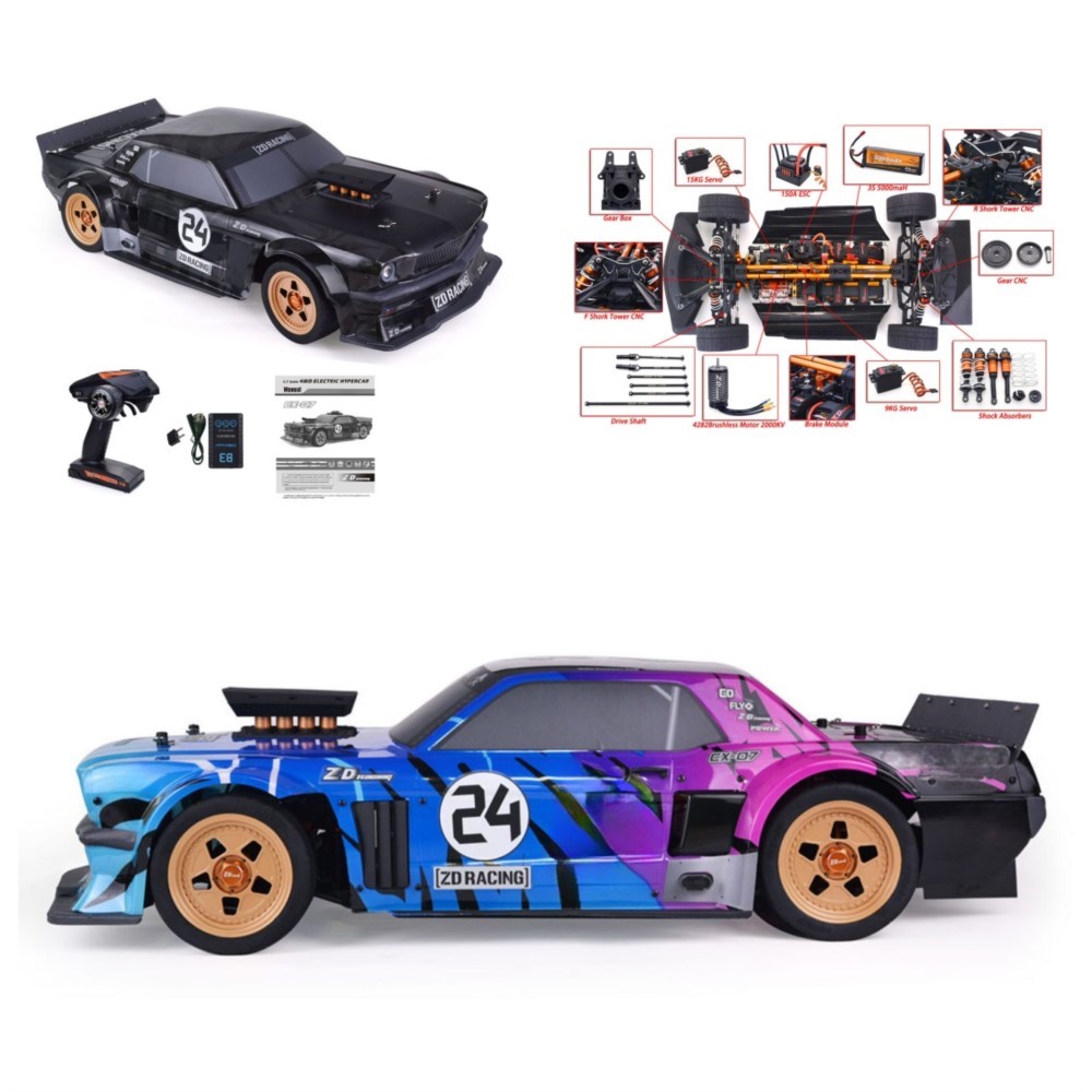 1/7 ZD Racing EX07 RC voiture  - Rc Hobby Light avis et prix