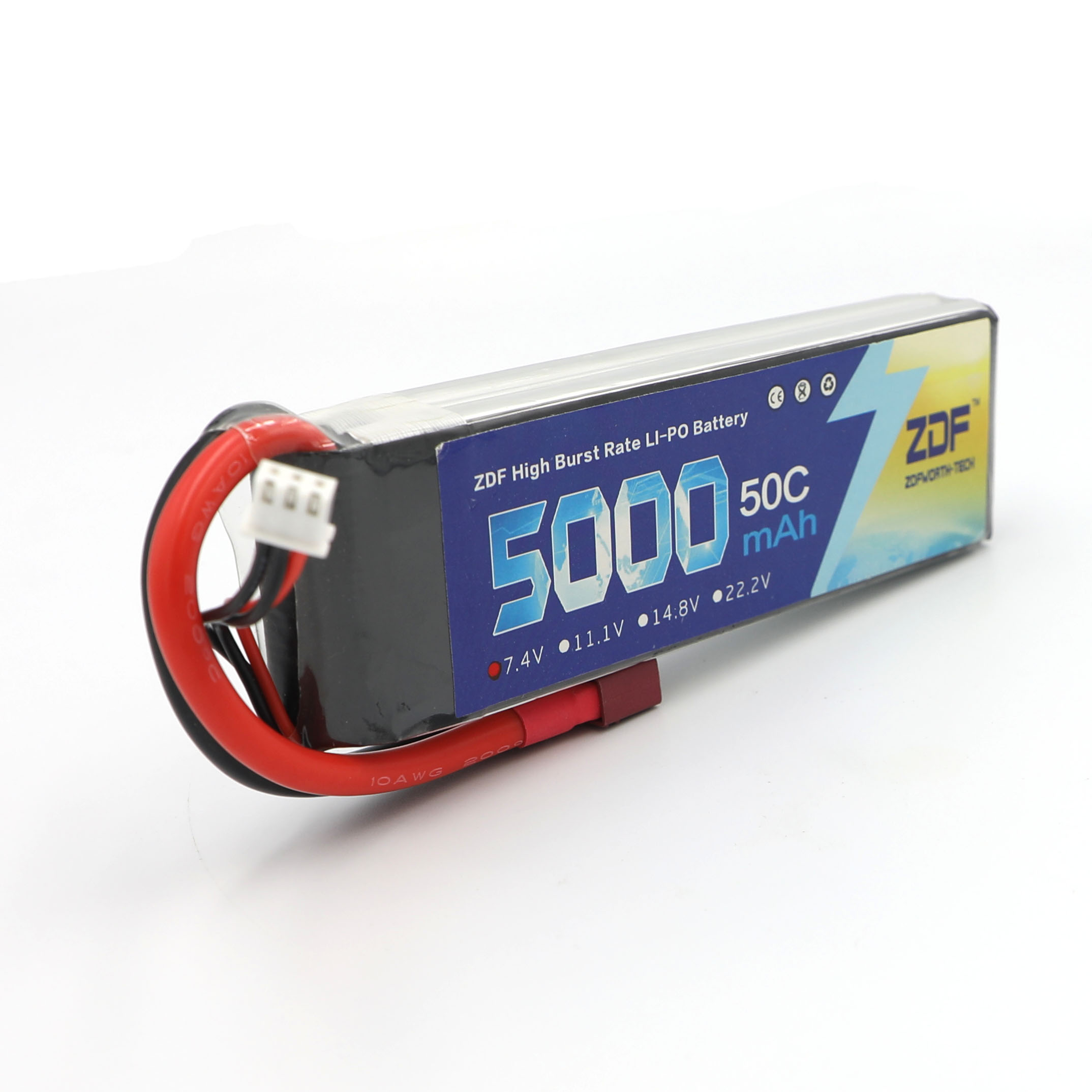 ZDF RC Lipo batterie 7.4V 5000 - Rc Hobby Jet avis et prix