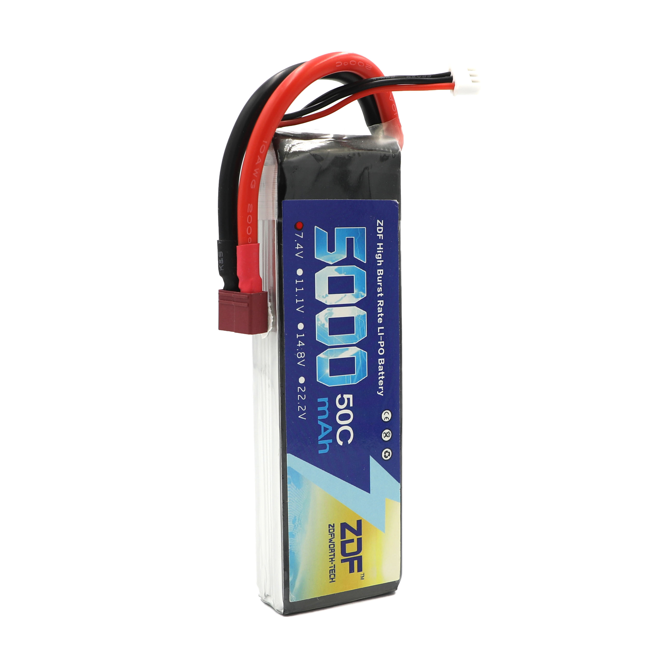 ZDF RC Lipo batterie 7.4V 5000 - Rc Hobby Jet avis et prix