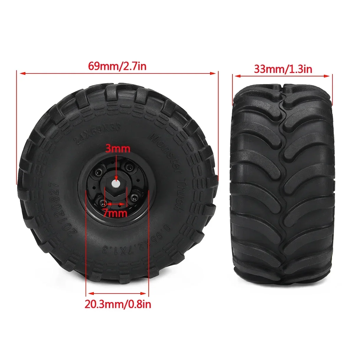 Pneus de camion monstre avec j - Rc Hobby Trucks avis et prix